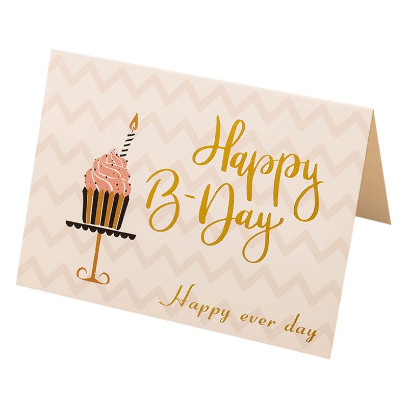 Трансграничные поставки Горячие поздравительные открытки на день рождения Цветочный магазин выпечки