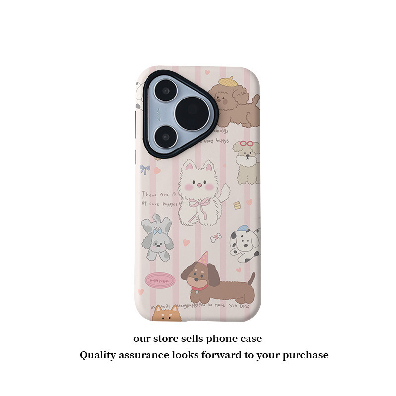 卷毛腊肠狗磁吸菲林二合一适用华为80小米手机壳保护套oppo/vivo|undefined