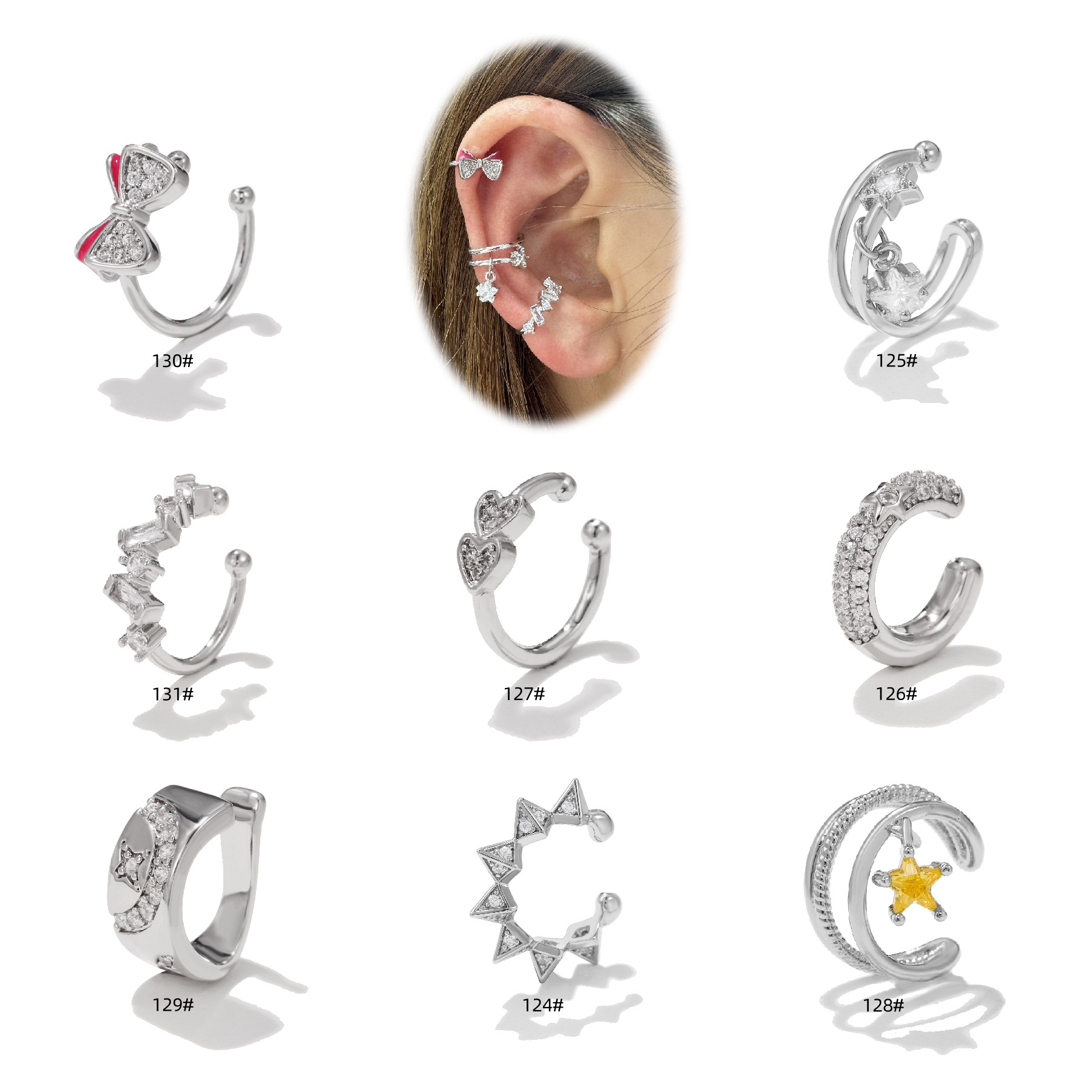 fashionable design retro ear clips