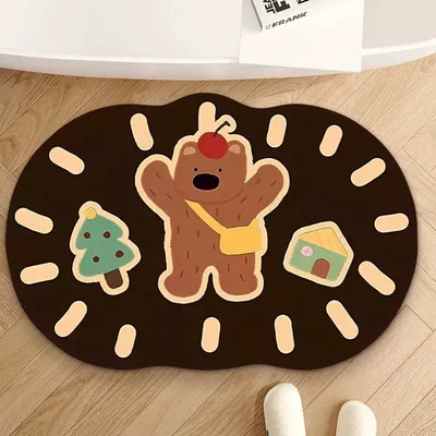 Mud Style Floor Mat | Avtomobil döşəmə paspasları - backpack-school-bear-4060cm-diatom-mud-small-size