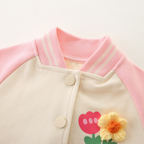 idea baby  spring and autumn suit girls clothes long-sleeved two-piece suit jacket trousers sports casual wear 3201