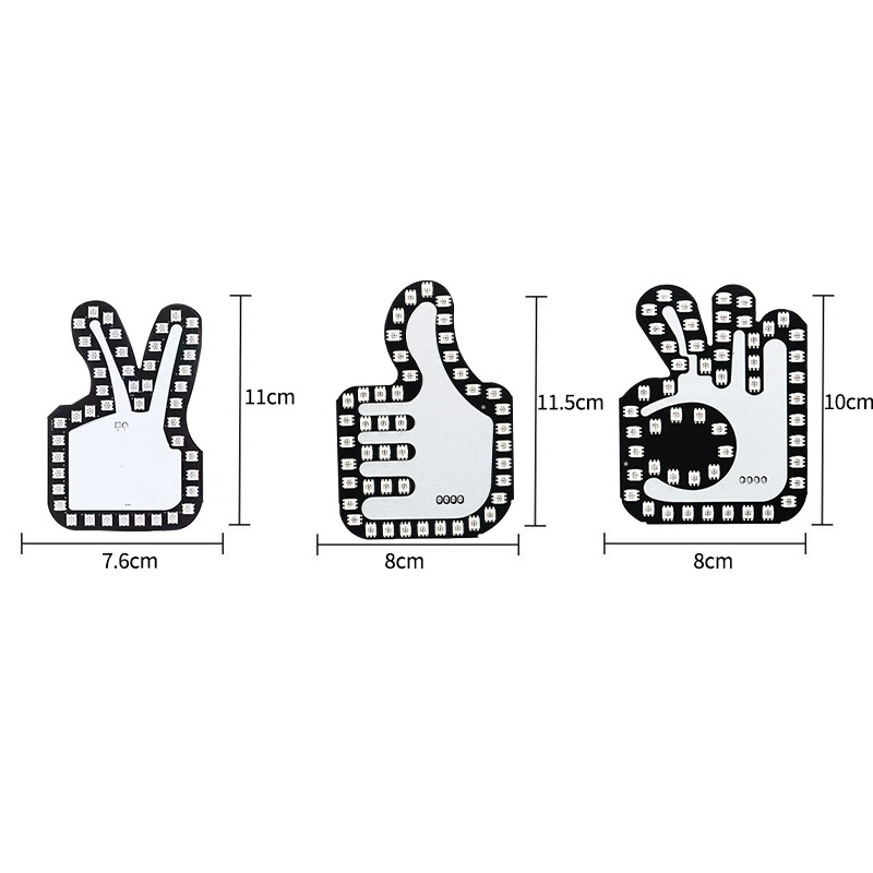 Cross -border car finger light gesture light car multifunctional warning reminder