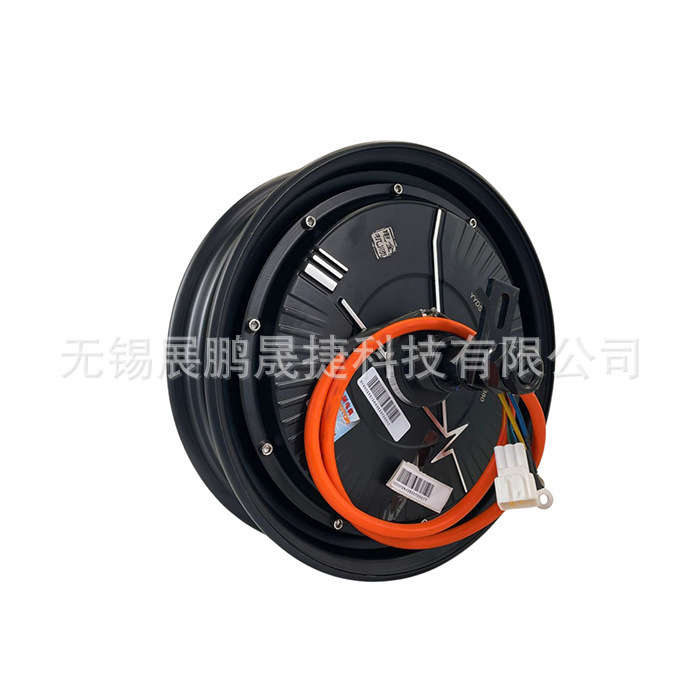QSMOTOR 10 pulgadas Quanshun tercera generación 1200W35H cilindro de cilindro 16 eje versión de ahorro de energía 48 - 72V motor de vehículo eléctrico