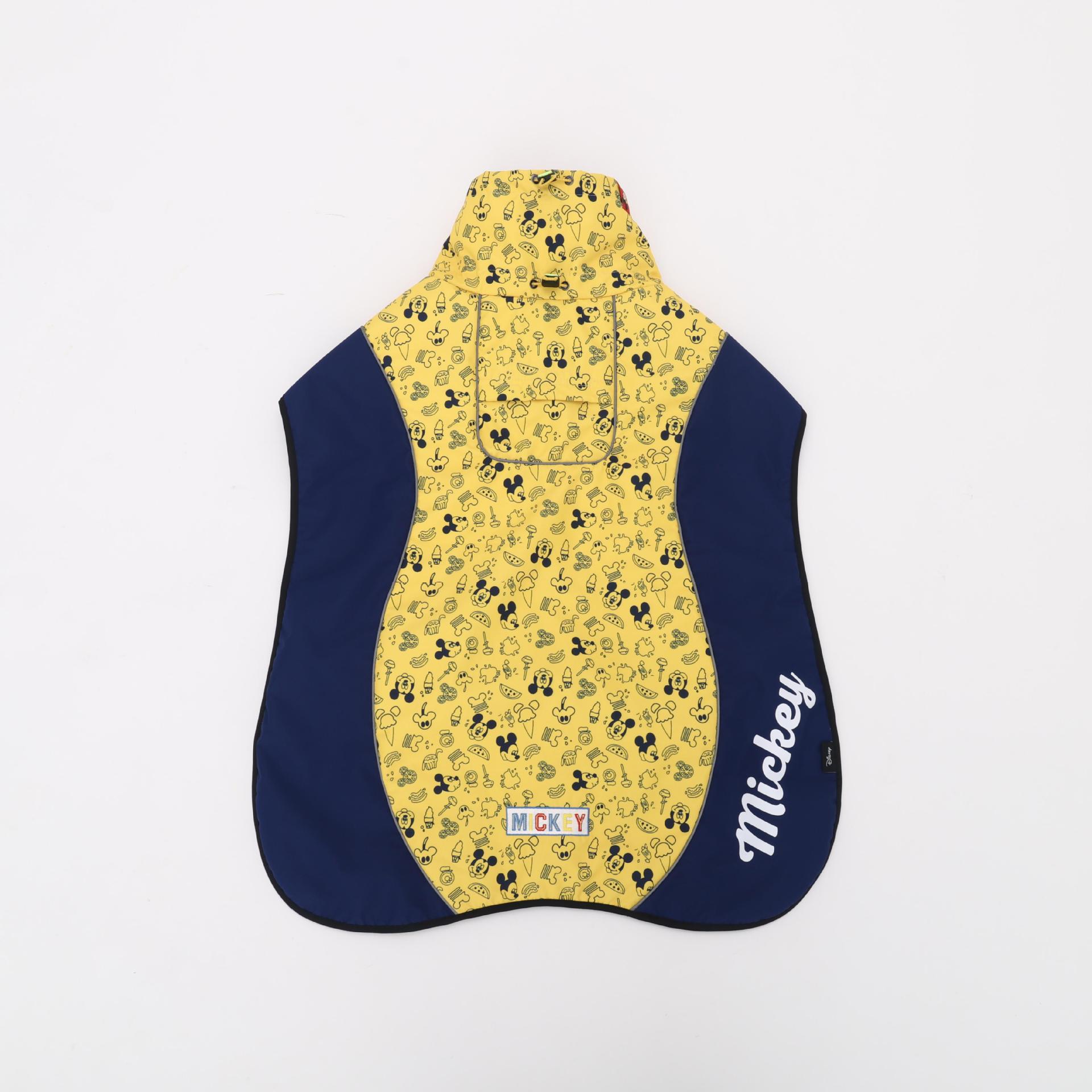 Disney Pet Ropa Mickey traje de asalto perro de cabello dorado grande traje de lluvia perro otoño invierno