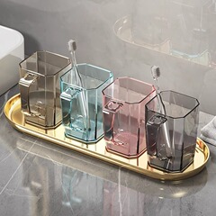 Ins風軽豪華歯磨きカップうがいカップ家庭用歯ブラシシリンダ歯ブラシカップうがいカップ歯磨き粉歯ブラシカップ