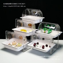 三层果盘带架子多层展示水果盘架蛋糕盘点心自助餐盘下午茶糕点糖