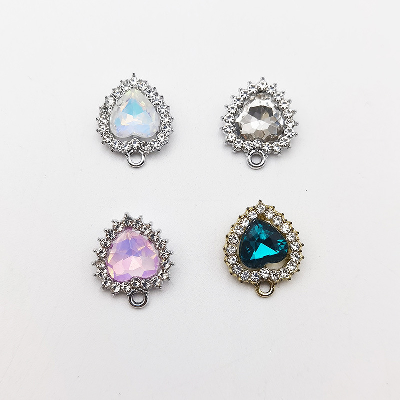 インスタイルラブ合金ラインストーンペンダントジュエリーアクセサリー diy ブレスレットペンダント衣類ギフトボックス装飾アクセサリー|undefined