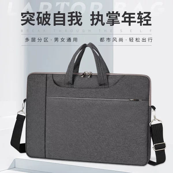Tablet Laptop Bag 13.3inch 14.1inch 15.6inch Large Capacity Notebook Crossbody Briefcase Large Capacity