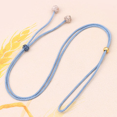 平安扣掛脖繩搭配戒指黃金項鍊繩批發原創男女款免編星月菩提掛繩