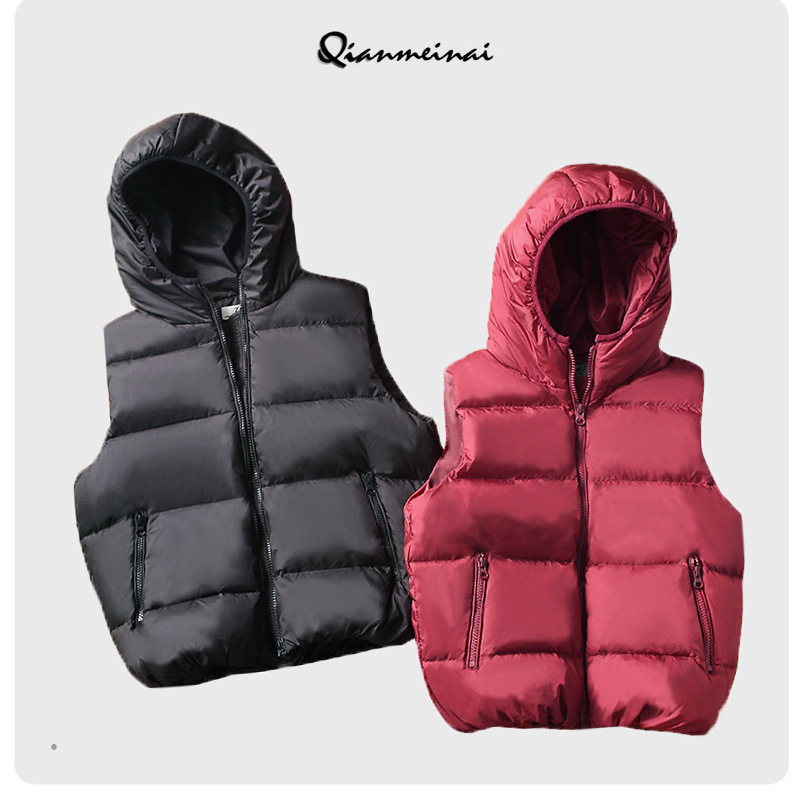 Zoj Brand down Vest for Women 2025 New Style down Jacket Vest Thick Version Petite Women's Clothing Winter Versatile Style