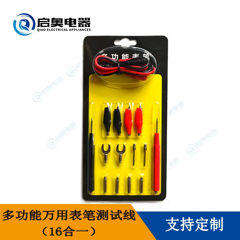 Многофункциональный мультиметр 16 в 1 тестовая линия подключения мультиметр с банановой вилкой ручка для измерения линии аксессуар