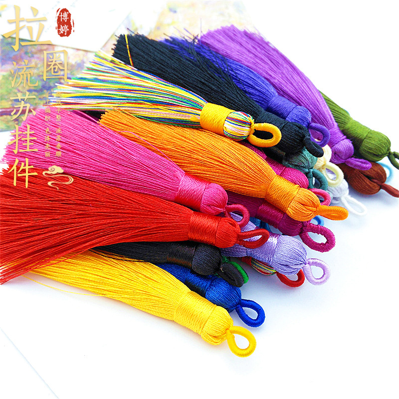 拉圈流苏穗子 手工编织中国结吊穗书签流苏帽子挂穗汽车挂件挂饰