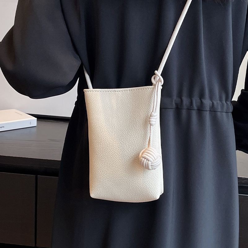 Bolso de mujer, estilo nicho, mini bolso, nuevo estilo, bolso sencillo e informal para teléfono móvil, moda coreana, bolso cruzado versátil