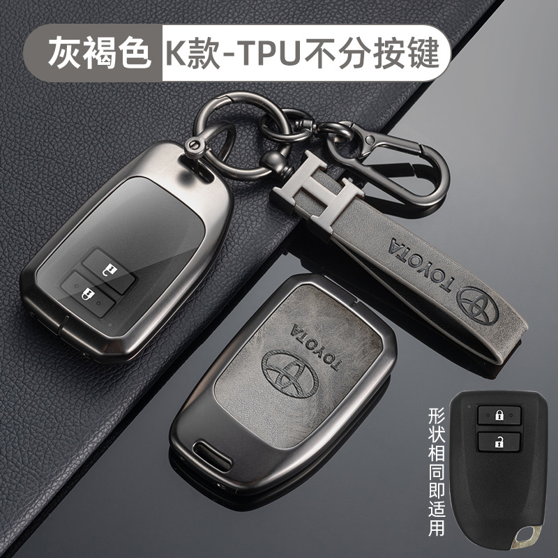 토요타 K 모델 TPU 회갈색 + H 가죽 스트랩 + 말굽 버클