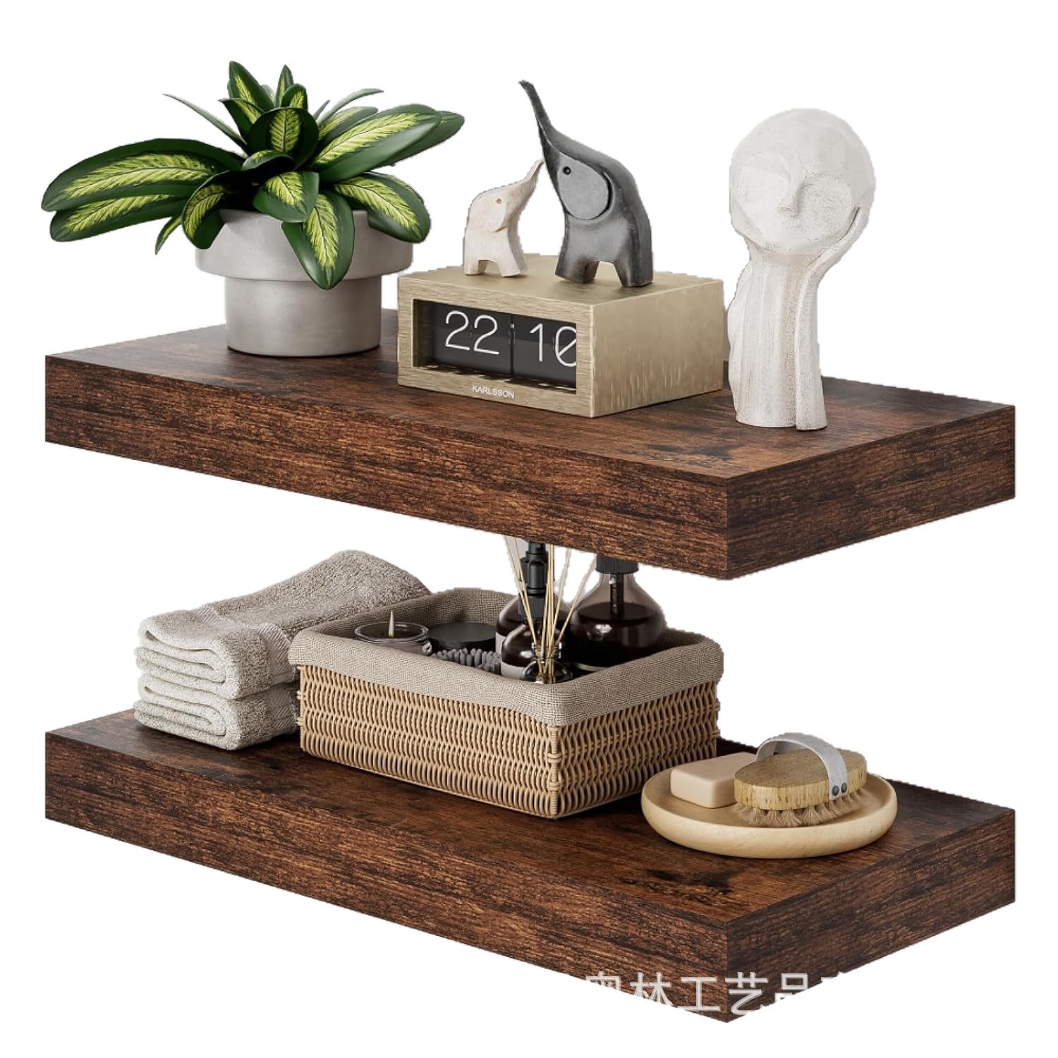 Transfronterizos multicapa pared estante espeso alto soporte de carga almacenamiento toallas de baño toallas de papel colgando pared marco de acabado