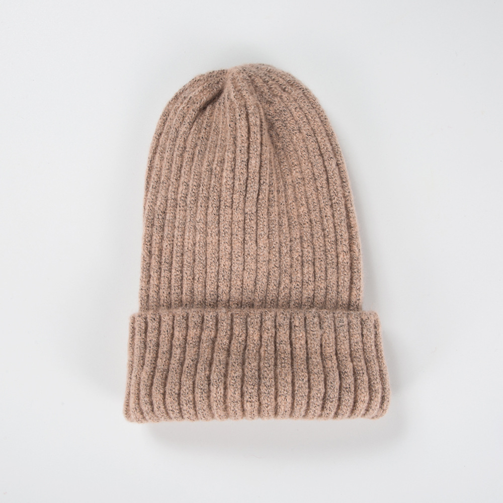38g Weight Housewarming, Anniversary, Business, Wedding, Outdoor, Travel, Birthday, Festival, Sports, Shopping Occasion Solid Color Pattern Unisex Gender Korean Style Style Khaki, Grey, Beige, Pink, Purple, Red, Green, Blue, Wine Red, Camel, Yellow, Black Color One Size Size Korean Knitted Hat Autumn And Winter Warmth Fashion Striped Woolen Hat Solid Color Flanging Hedging Cold Hat 17