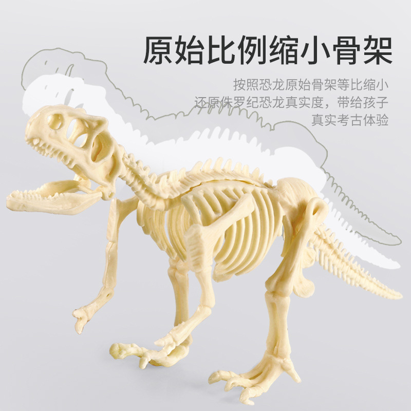Archaeological Digging Toy Dinosaur Fossil Gem Treasure Hunt Mermaid Children's Handmade DIY Treasure Digging Toy Wholesale