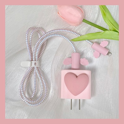 Apple 12 cable de datos cubierta protectora adecuada para iphone11promax carga rápida 20W cargador cabeza 13 mini