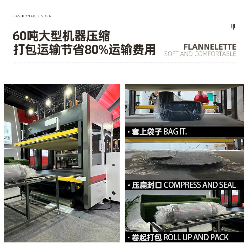 Cama plegable de tela minimalista italiana pequeña casa de comercio exterior cama compresible paquete blando de un solo apartamento cama de ensamblaje metal