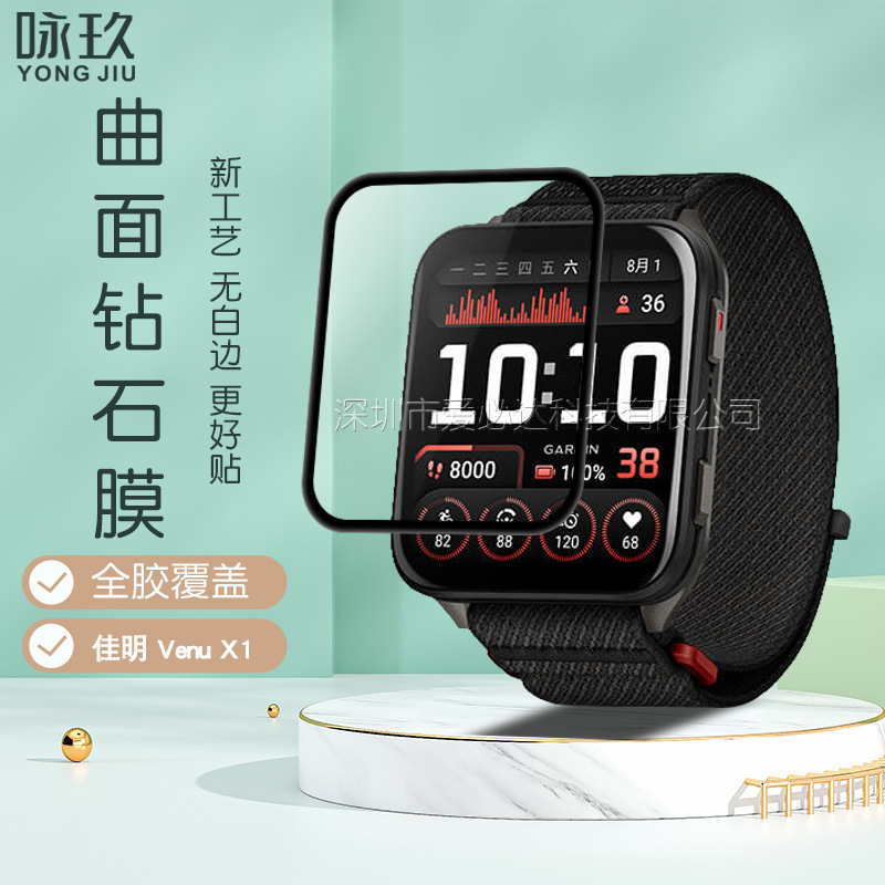 Suitable for Garmin Venu X1 Watch Curved 3D Composite Film Garmin Venu X1 Watch Tpu Hydrogel Film