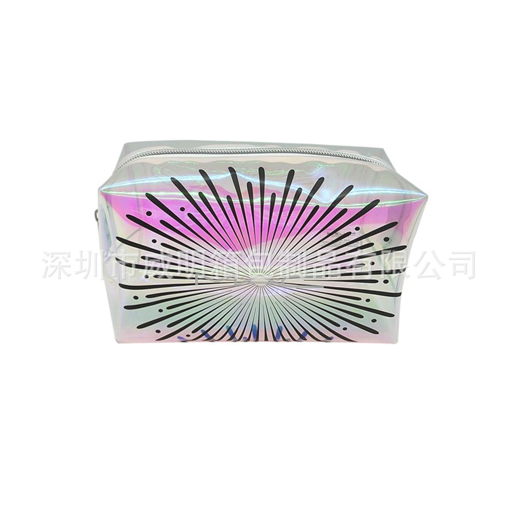 �����¿�PVC�òʷ�ɫ��ױ�� �������� ϴ�� ���λ�ױ��