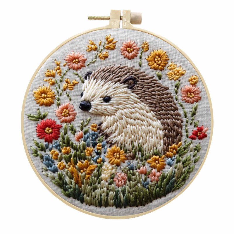 オリジナルクロスボーダーハリネズミ手作り刺繍diy材料バッグ|undefined