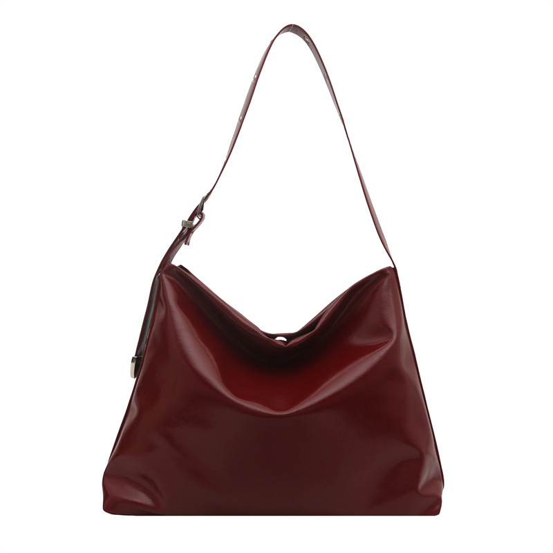 2025 nueva bolsa de hombro suave casual minimalista estilo coreano de personalidad para mujeres gran capacidad bolsa de mano mochila