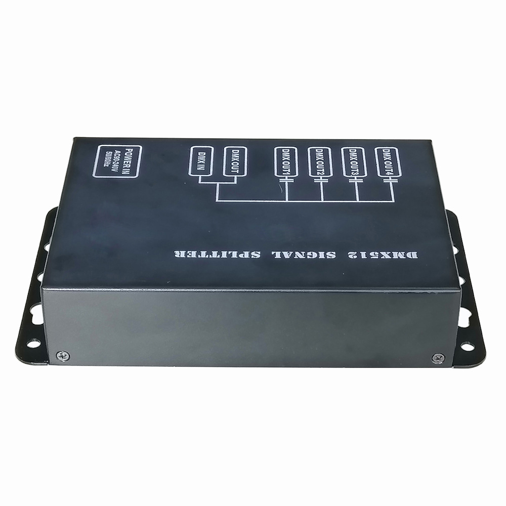 4 방향 RJ45 네트워크 포트 DMX512 신호 분배기 광전 절연 바 램프 이더넷 포트 앰프