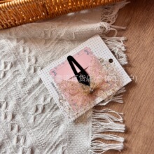 原创手作发饰韩国进口材质金色发夹女孩女童发饰