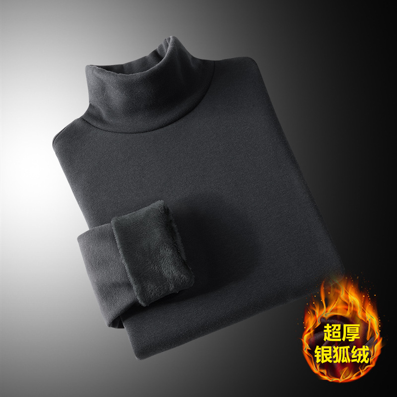 슈퍼 두꺼운 실버 폭스 벨벳-다크 그레이