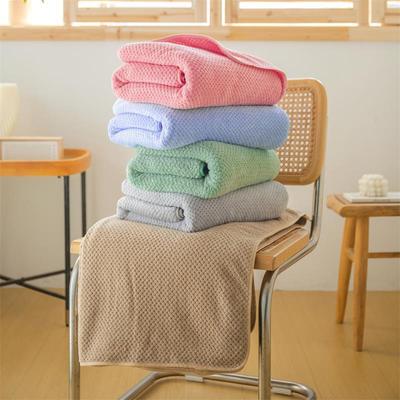 Merbau Coral Bath towel soft water uptake new pattern Bathrobe adult take a shower towel Bath towel Two piece set ins Wind