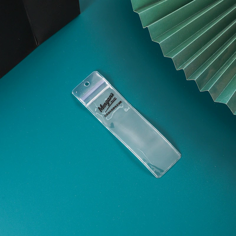 Самоуплотняющийся пакет из ПВХ Универсальная Упаковка плоский карман матовая прозрачная Расческа нож для обрезки бровей пластиковая сумка на молнии Производители оптом