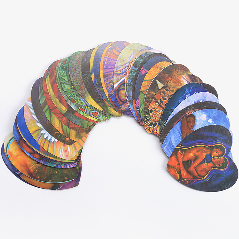 Lovers Couple Oracle Tarot Heart-shaped Cards_voghion.com