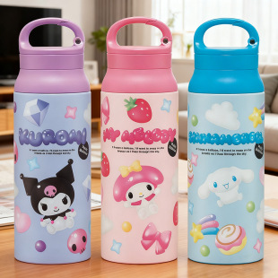 �ձ�SKATER���P䓱��䱣�ر���ͨsanrio���⎧���ֵ�ɽ��y600ml