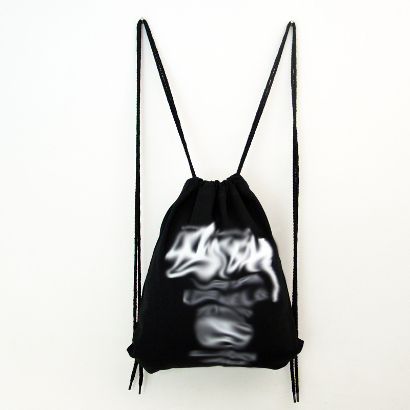 厂家批发 帆布简约双肩背包束口袋 抽绳双肩包 拉绳袋St球袋