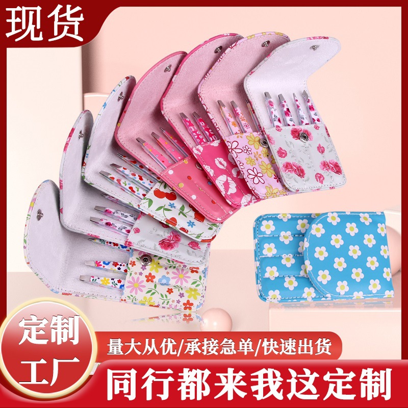 Customized stainless steel comb eyebrows clips