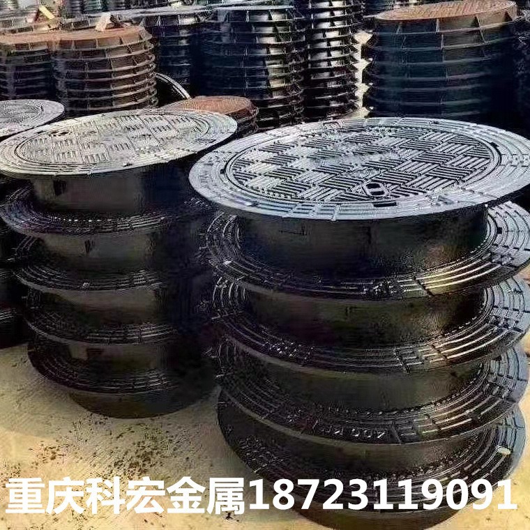 重庆井盖k9球墨铸铁管 弯头管件 排水排污铸铁管 防腐涂塑钢管