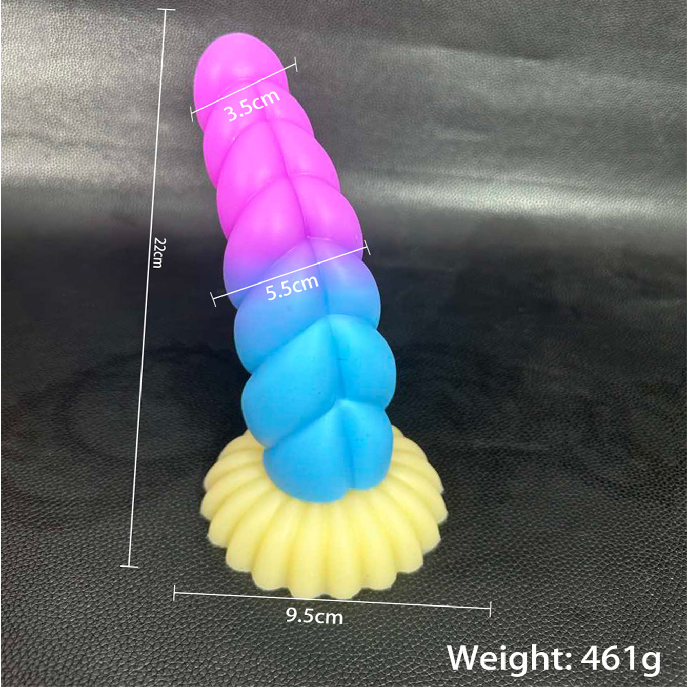 Silicone Anal Plug with Fox Tail Design, Colorful Special-Shaped Adult Toy — detail image 21