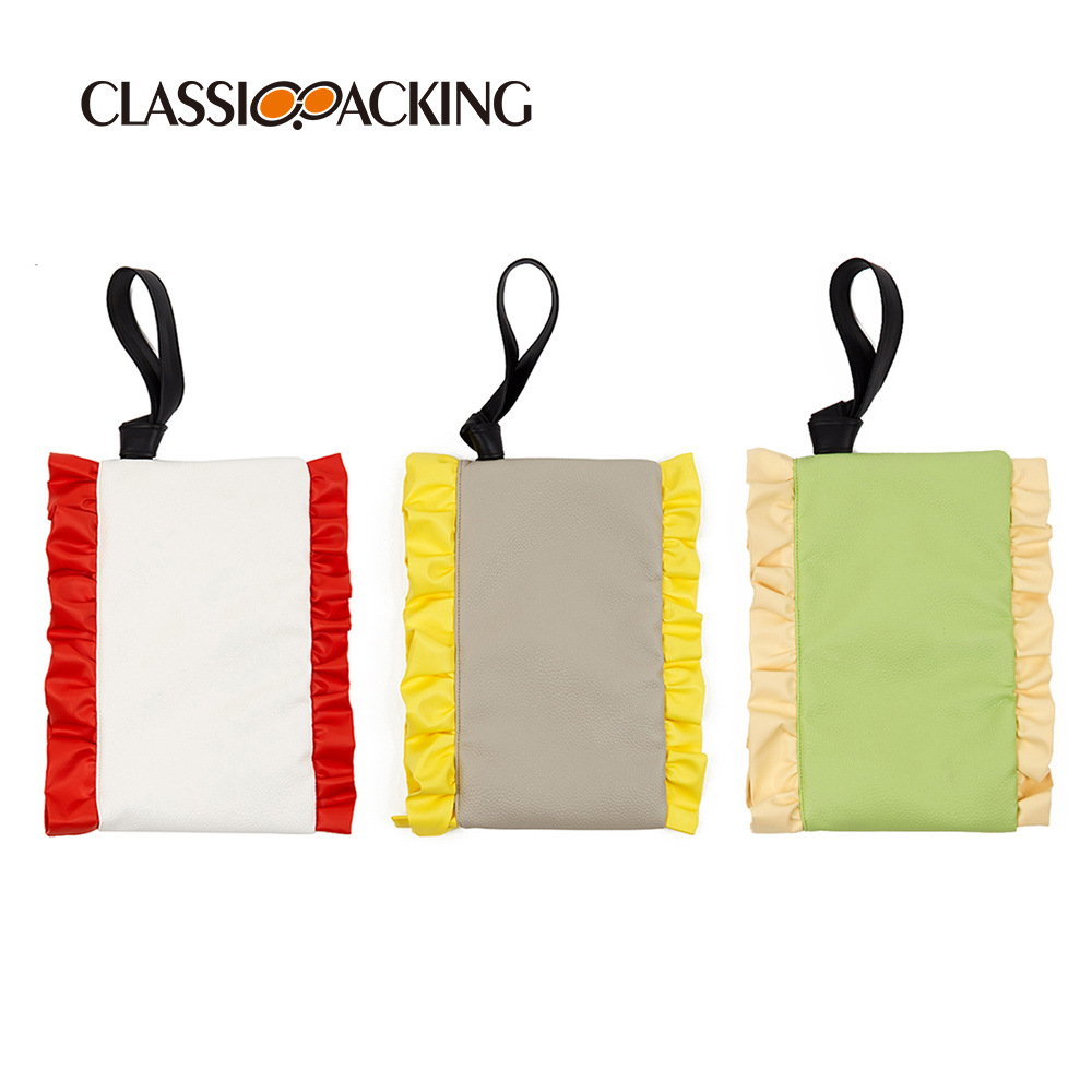 Japonés simple bolsa de lavado de gran capacidad empalme plegable diseño cuidado de la piel bolsa de almacenamiento salir bolsa de maquillaje portátil