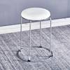 Household round stool Plastic table stool simple, fashionable high round stool square stool thickened steel band clothing leather noodle stool