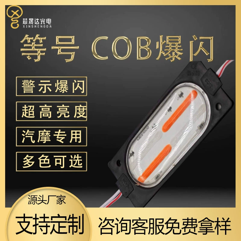 Yiwu LED module Низкое напряжение 12V/24V Выгранный красный синий вспышка предупреждения декоративный светодиодный рекламный модуль