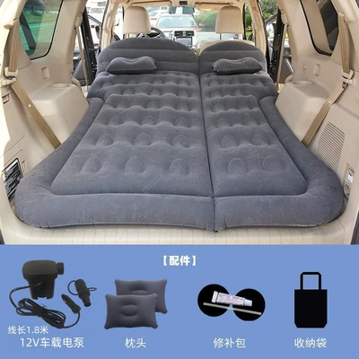 Car Bed, Crv Inflatable Bed, Suv Trunk Mat, Car Travel Bed, Off-Road Vehicle Backseat Sleeping Folding Bed (Vehicle-mounted inflatable bed) - for-trunk-only-suv-honeycomb-black-with-18m-pump