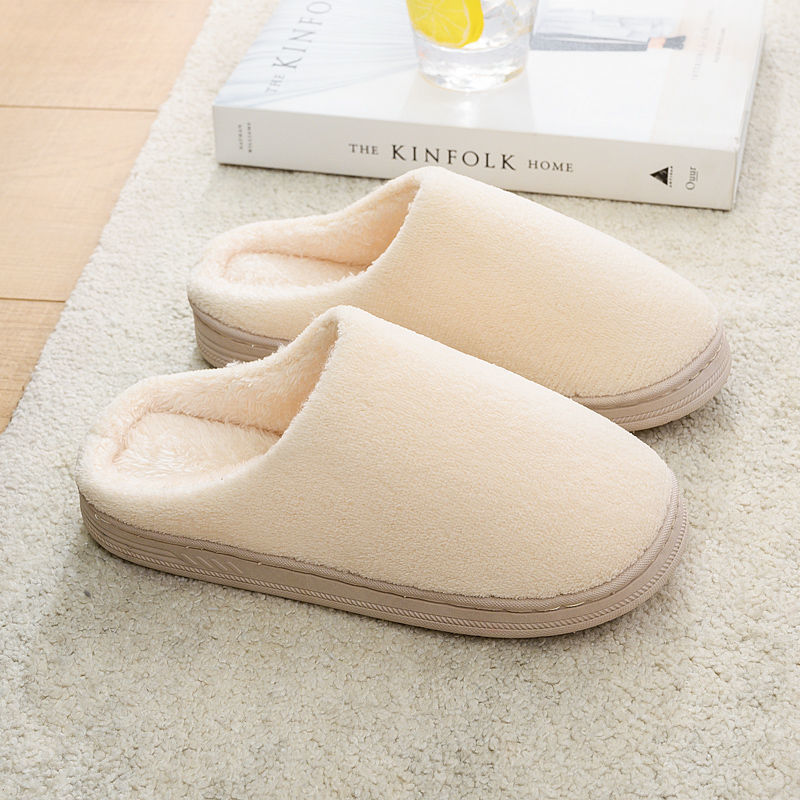 綿のスリッパを買って、女性の秋冬の家の室内の滑り止めの保温を買って、月子のカップルの毛のスリッパの男を厚くします。|undefined