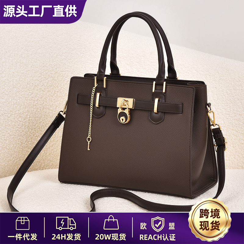 Cross-Border African Hot-Selling Handbag for Women, Large Capacity, Versatile Commuter Bag, In-Stock Wholesale Cross-Border African Hot-Selling Handbag for Women, Large Capacity, Versatile Commuter Bag, In-Stock Wholesale