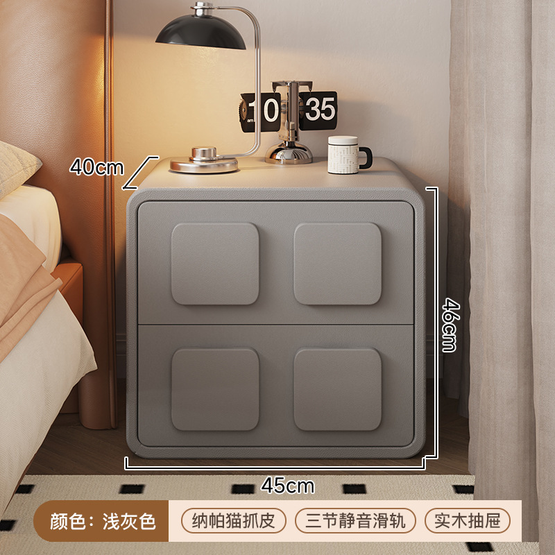 Cabina de cabecera de madera maciza dormitorio simple casera de almacenamiento junto a la cama moderna creativa gabinete de combinación libre sala de estar armario de almacenamiento