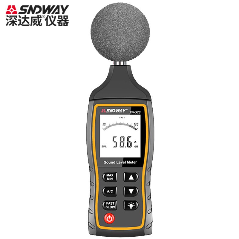 SNDWAY深达威SW-523/524噪音计高精度噪音检测仪分贝仪噪声测试仪