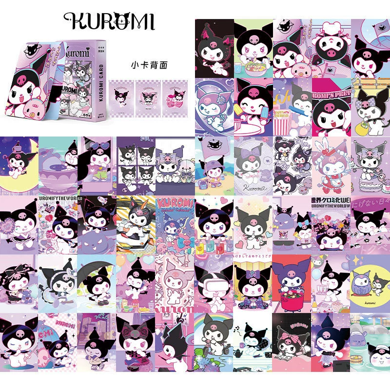 Лазерные карточки Sanrio: Cuolomi Merte Titana Paqu Dog, набор маленьких карточек 50 штук, коллекционные карточки