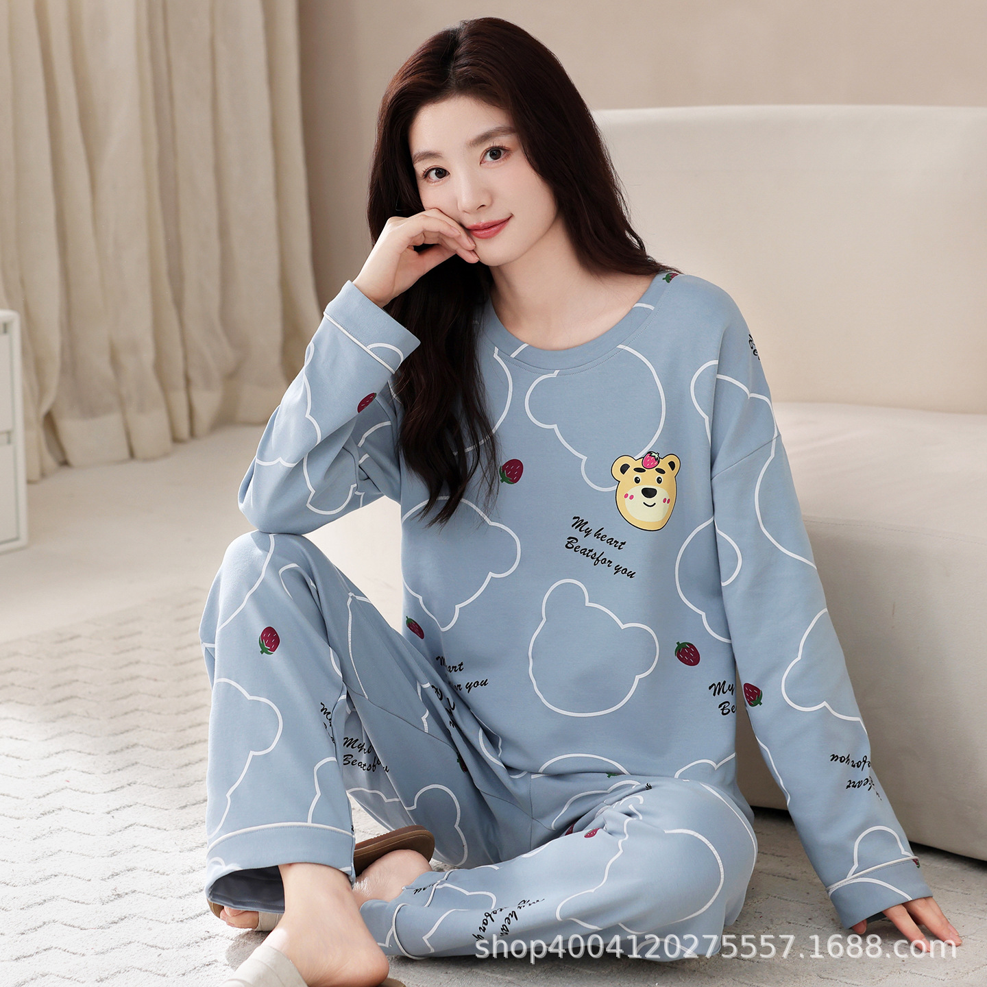 Cotton long-sleeve, sleeves, set