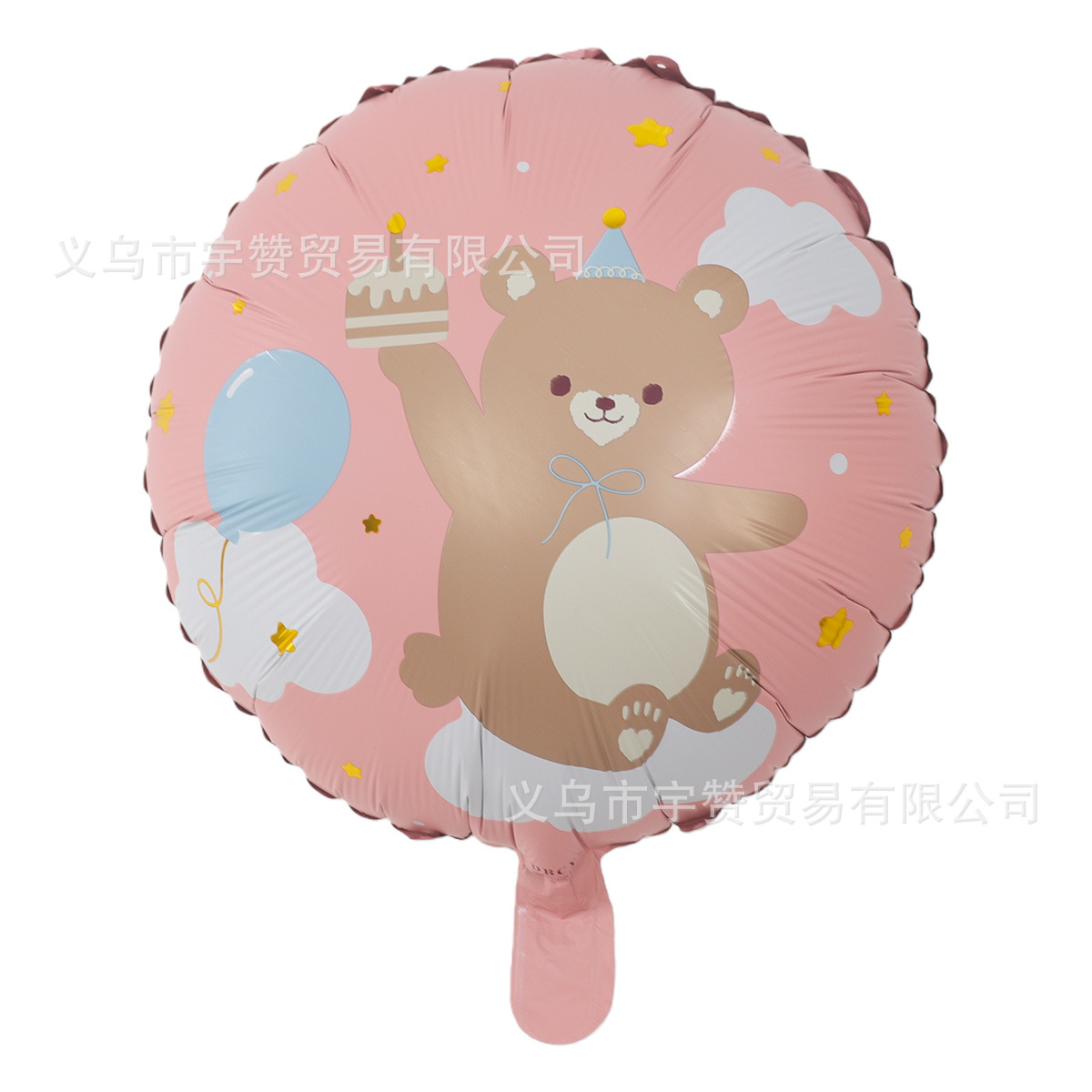 Corea del Sur ins estilo mate esmerilado coche de policía avión globo niños cumpleaños decoración mate oso Arco Iris globo