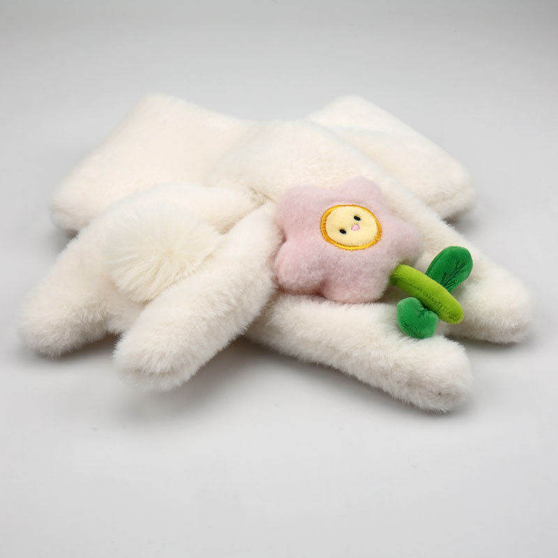 성인 네 다리 꽃-흰색